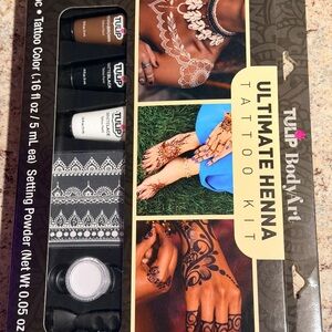 Black and White Henna Tattoo Kit/LED Galactic Gel Candle making kit